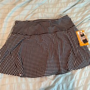 Black and White Athletic Skort - NWT